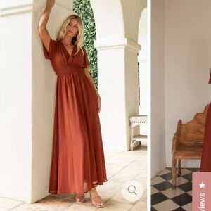 Baltic Born Birdie Cinnamon Maxi Dress